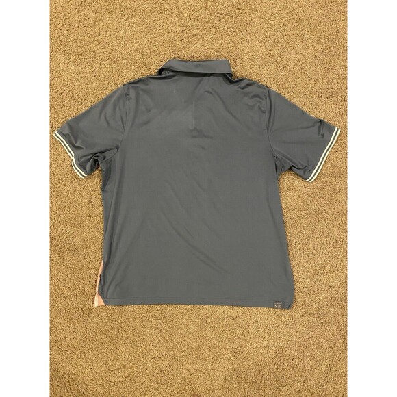 Puma Men’s Golf API Collection Track Polo Shirt Blue Pink Foxchase Golf Logo 2XL - Picture 4 of 8